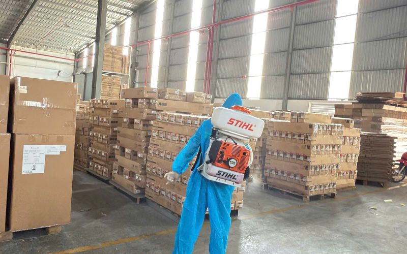 Đánh giá nguy cơ côn trùng trong từng khu vực của nhà máy 